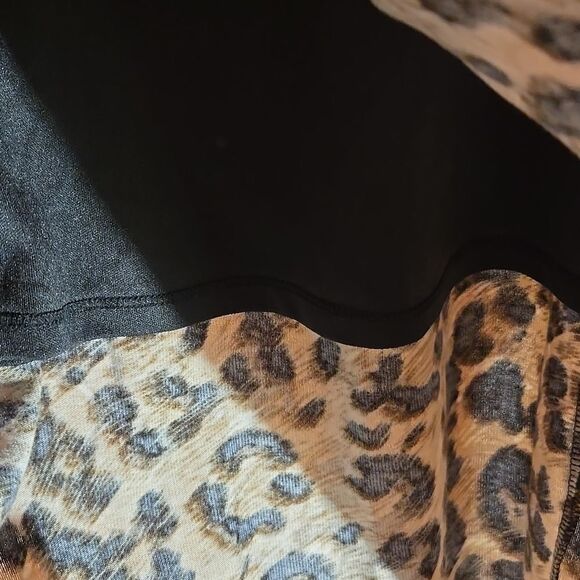 Robert Louis leopard print midi skirt size L - Picture 9 of 10